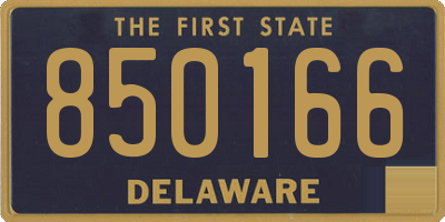 DE license plate 850166