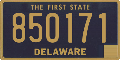 DE license plate 850171