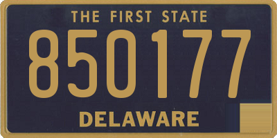 DE license plate 850177