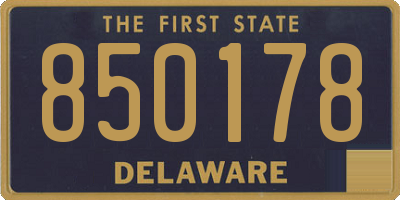 DE license plate 850178