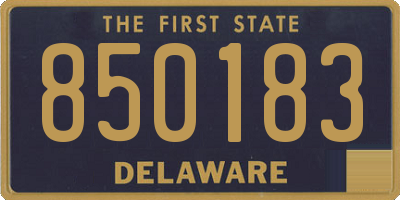 DE license plate 850183
