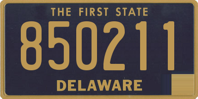 DE license plate 850211