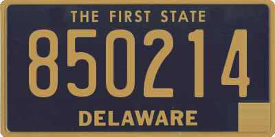 DE license plate 850214