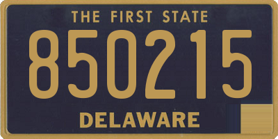 DE license plate 850215