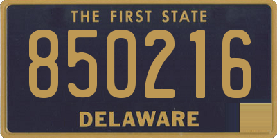 DE license plate 850216