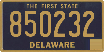 DE license plate 850232