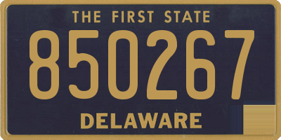 DE license plate 850267