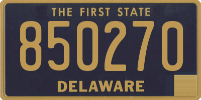 DE license plate 850270