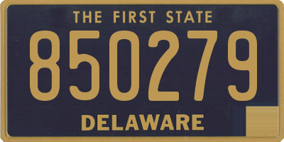 DE license plate 850279