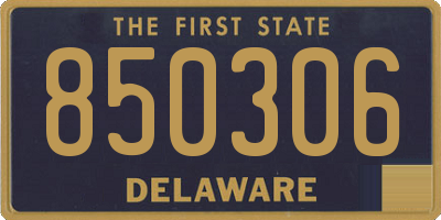 DE license plate 850306