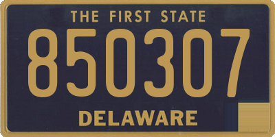DE license plate 850307