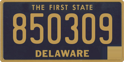 DE license plate 850309
