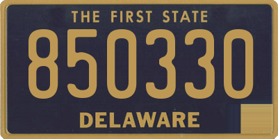 DE license plate 850330