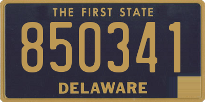 DE license plate 850341