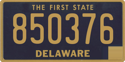 DE license plate 850376