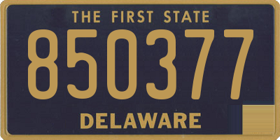 DE license plate 850377