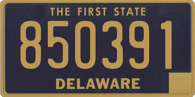 DE license plate 850391