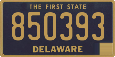 DE license plate 850393