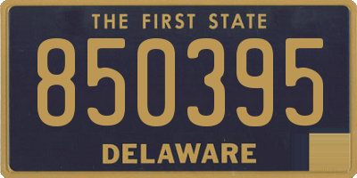 DE license plate 850395