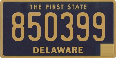DE license plate 850399