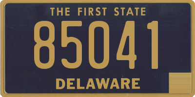 DE license plate 85041