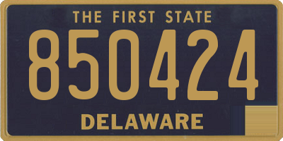 DE license plate 850424