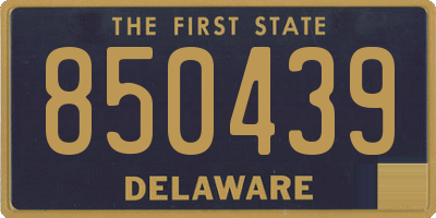 DE license plate 850439