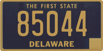 DE license plate 85044
