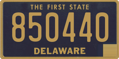 DE license plate 850440