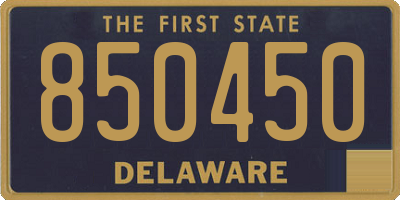 DE license plate 850450