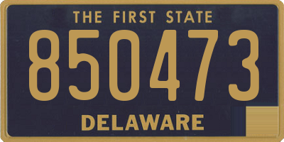 DE license plate 850473