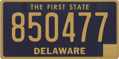 DE license plate 850477