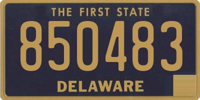 DE license plate 850483