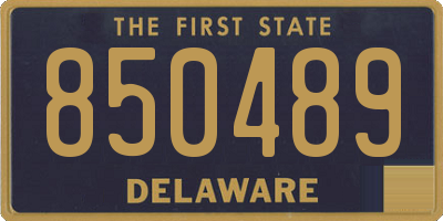 DE license plate 850489