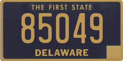 DE license plate 85049