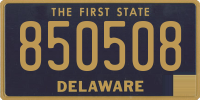 DE license plate 850508