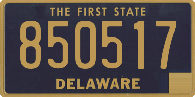 DE license plate 850517