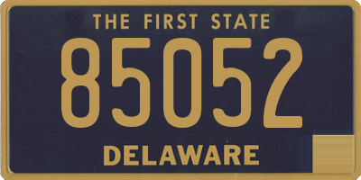 DE license plate 85052