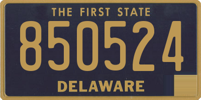 DE license plate 850524
