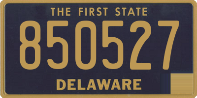 DE license plate 850527