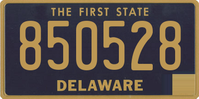 DE license plate 850528