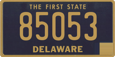 DE license plate 85053