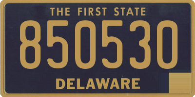 DE license plate 850530