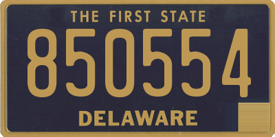 DE license plate 850554