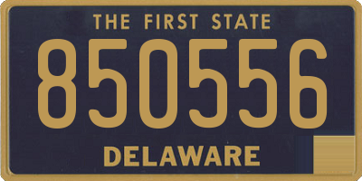 DE license plate 850556