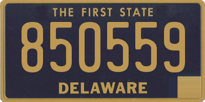 DE license plate 850559