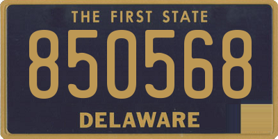 DE license plate 850568