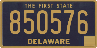 DE license plate 850576