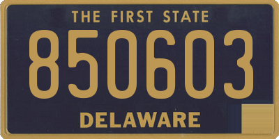 DE license plate 850603