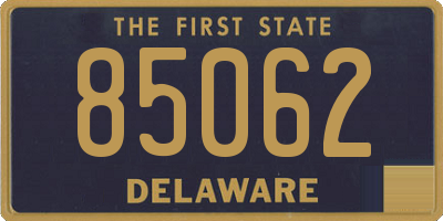 DE license plate 85062